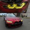 Yellow Angel Eyes DRL LED Boards For 2022 2023 BMW M3 G80 M4 G82 G83 G22 G23 G26 Daylight Laser Headlight OE# 9851048 9851047