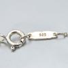 Used TIFFANY&Co. Necklace Atlas Open Medallion Silver925 3.8g Silver Accessories