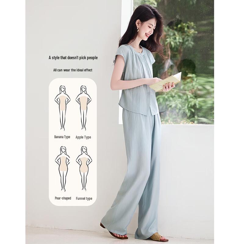 XinFeiYu Elegant Summer Two-Piece Set for Women