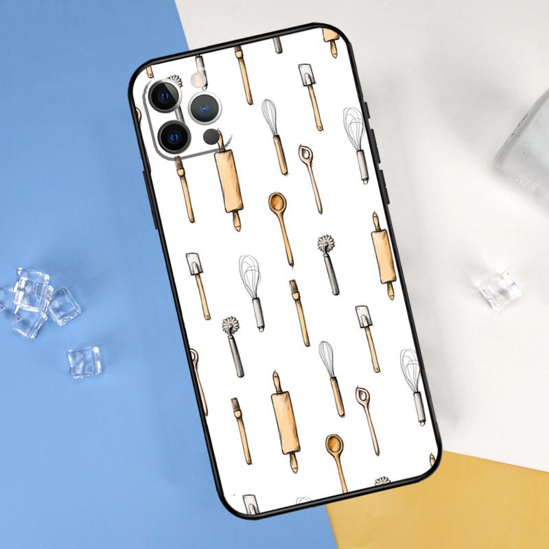 Baking Cook Chef Case For iPhone 16 15 11 12 13 14 Pro Max XR X XS Max Plus 12 13 Mini Back Cover Phone Case