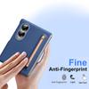 Für Samsung Galaxy Z Fold8 Hülle luxuriöses Hautgefühl faltintegrierter Stifthalter mit gehärteter Folie Abdeckung für ZFold 8 WIDE Funda