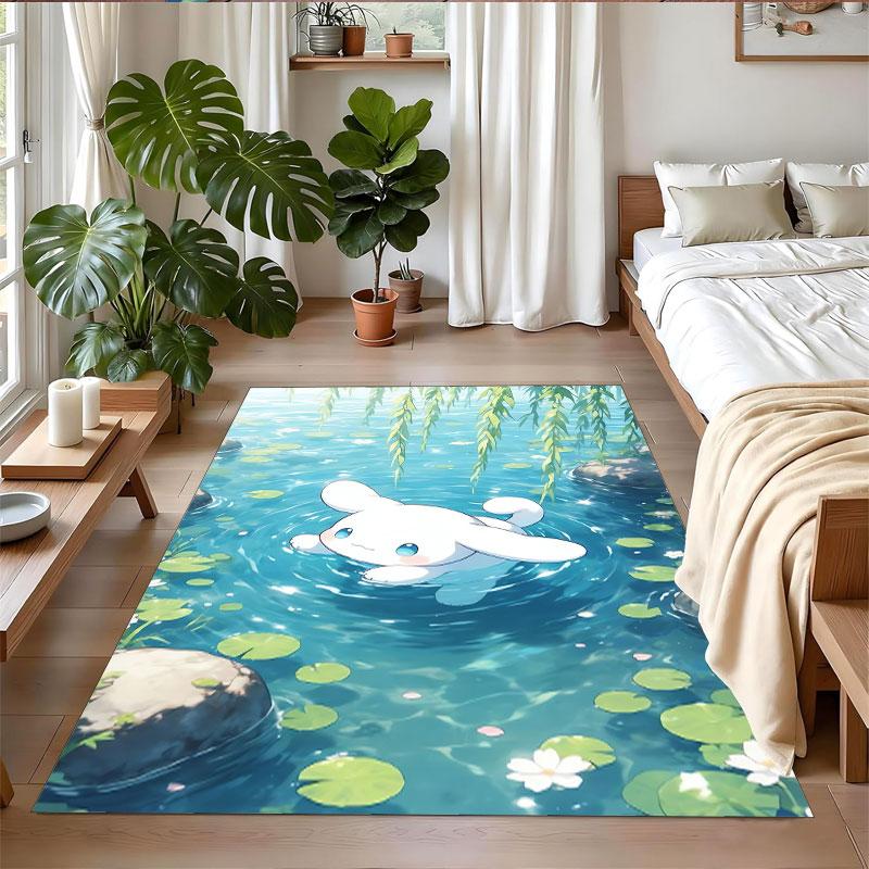 Crystal Velvet Rug Soft Non Slip Indoor Floor Mat Home DecorCinnamoroll