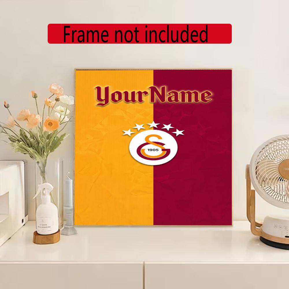 Galatasaray Personalized Name Diamond Paintings Mosaic Wall Round Diamond Art Painting Kits Embroidery Crystal Accessories Frameless