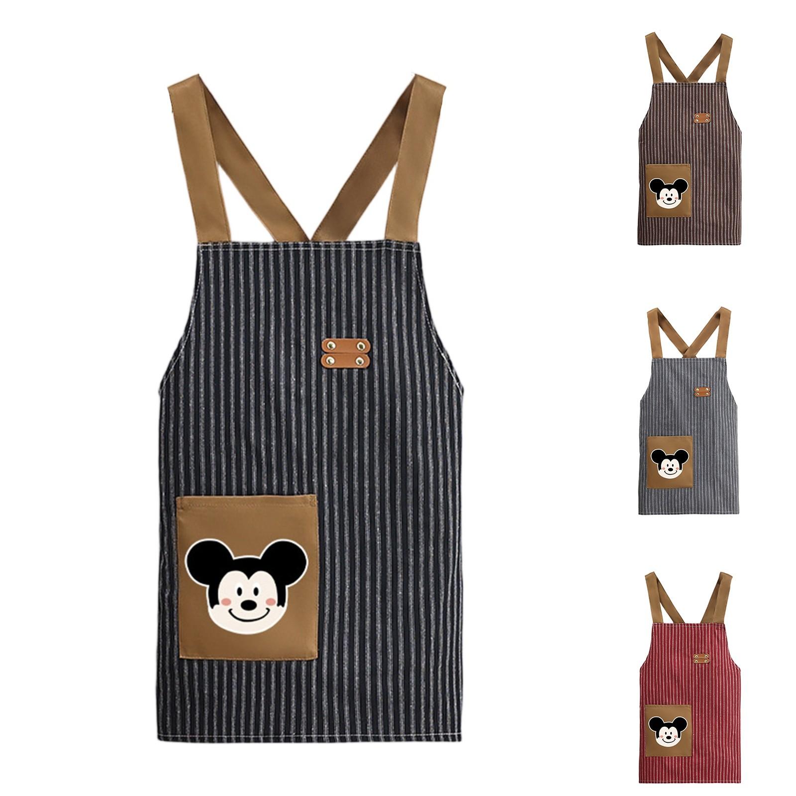 

Fashionable Waterproof Kitchen Cooking Apron One Size чёрный