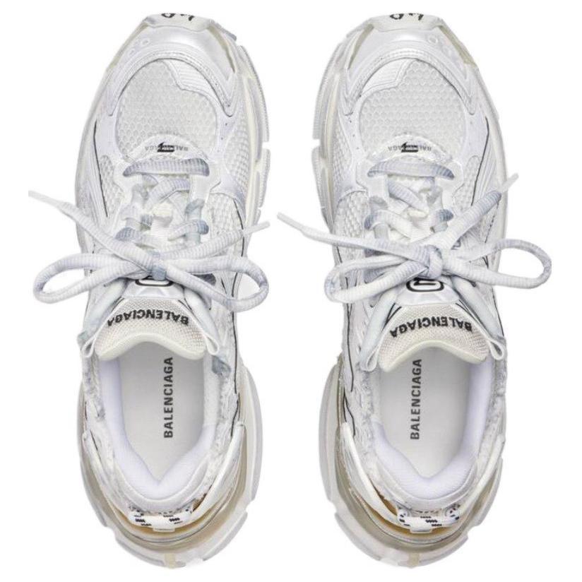 Balenciaga Cargo Sneakers 'Light Beige Microfiber And Mesh' 772774W3RMU9000