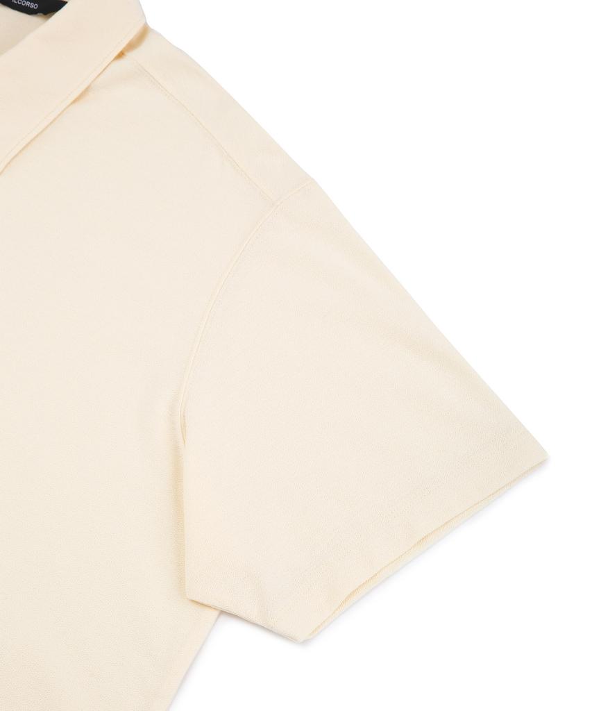 IL CORSO [Soktas] Aero Pk Short Sleeve T-Shirt Beige Iets5E419I2