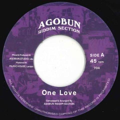 7inch Record AGOBUN RIDDIM SECTION - One Love / Dub Love AGOBUN704 Agobun Riddim S 2019 Europe Reggae, Ska & Dub