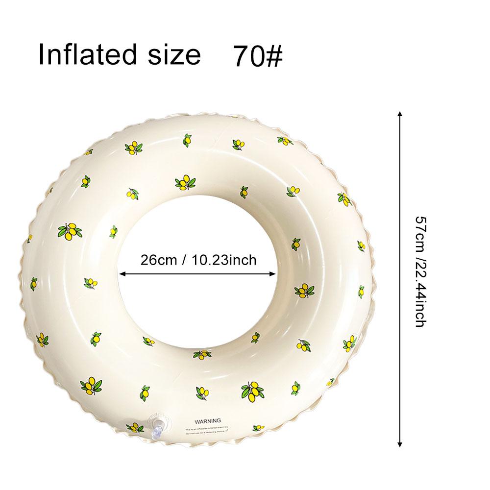 1 Stück Druck Schwimmreifen Achselhöhlenreifen Aufblasbarer Schwimmreifen PVC Verdickter Schwimmreifen, Geeignet für Pool Strand