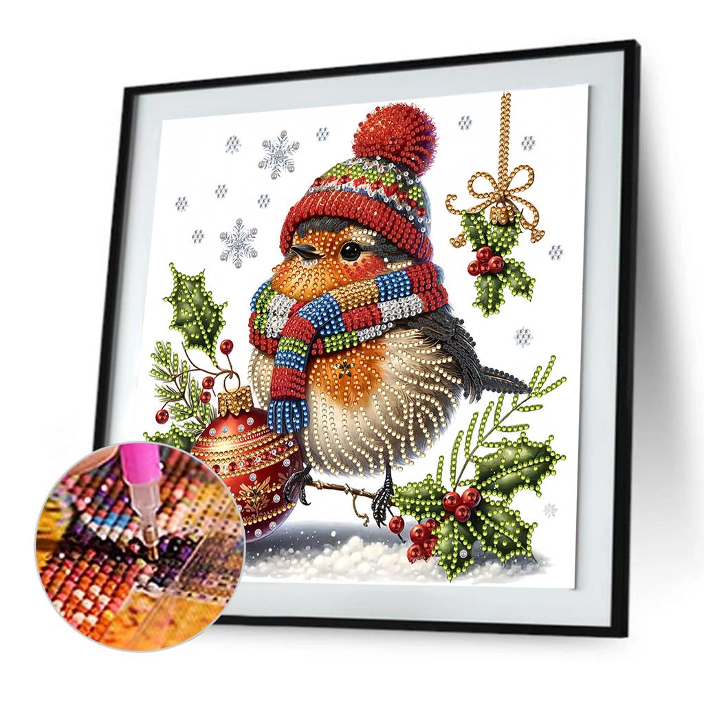 Christmas 5D DIY Diamond Art Painting Kits for Home Wall Decoration Diamond Art Kits DIY Gem Art Diamond Painting Kits 30x30cm