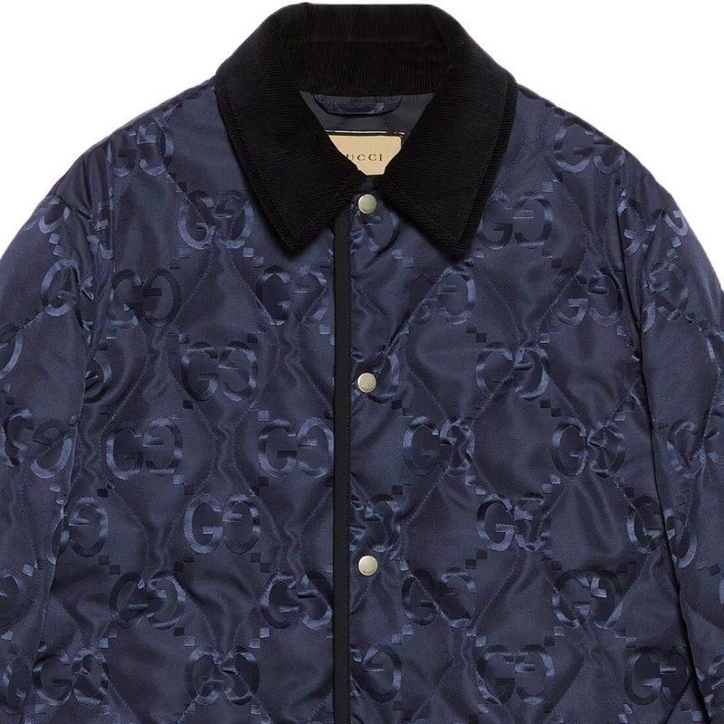 Gucci Quilted Gg Jumbo Jacket 722499-ZALX3-4348