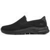 Go Walk 6 Mesh-Gewebe Bequem Einfach Niedrig geschnittene Freizeitschuhe Herren Sneaker Schwarz 216201-BBK