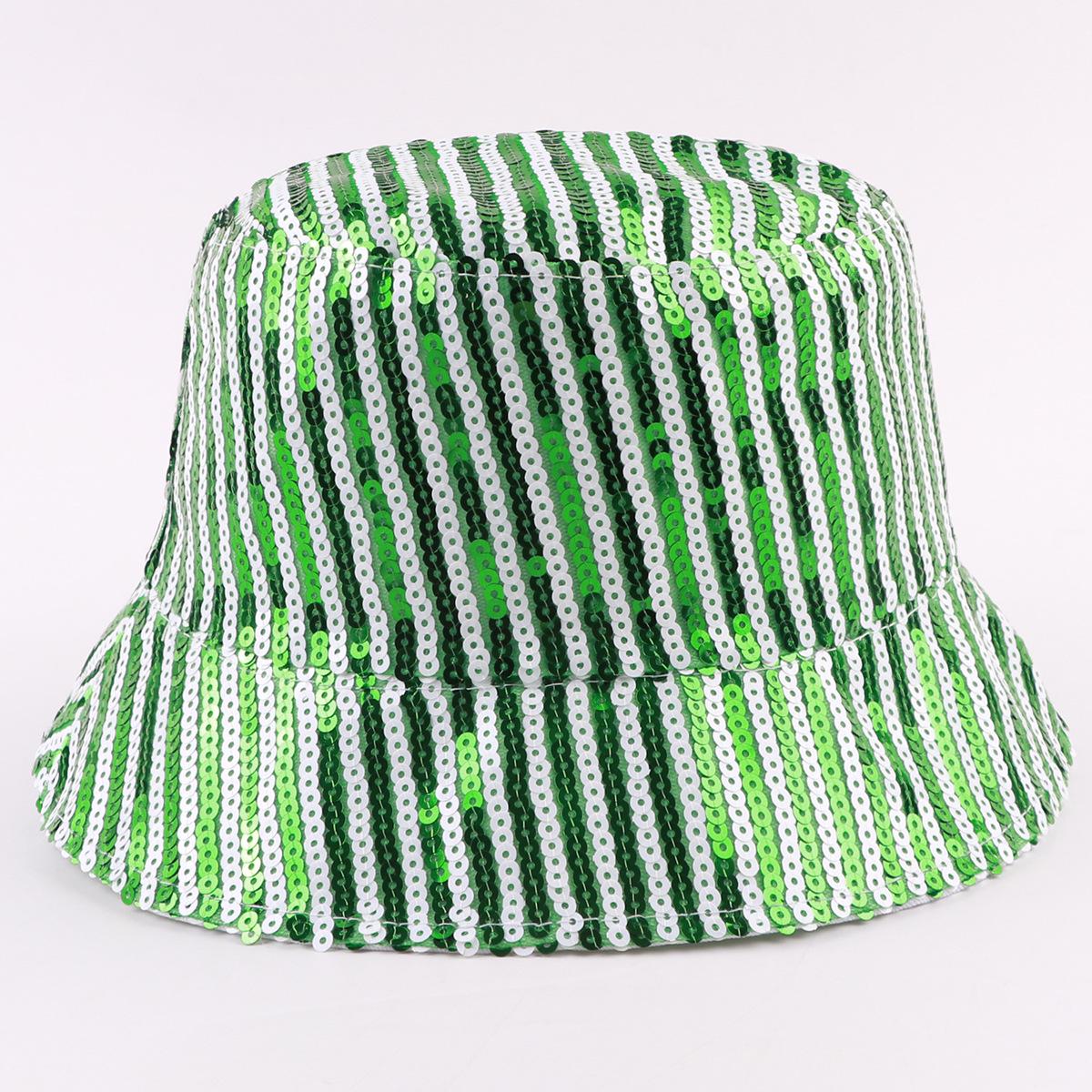 

Бразильский карнавальный шляпа от солнца с пайетками - Модная уличная одежда для вечеринок 58cm зелёный