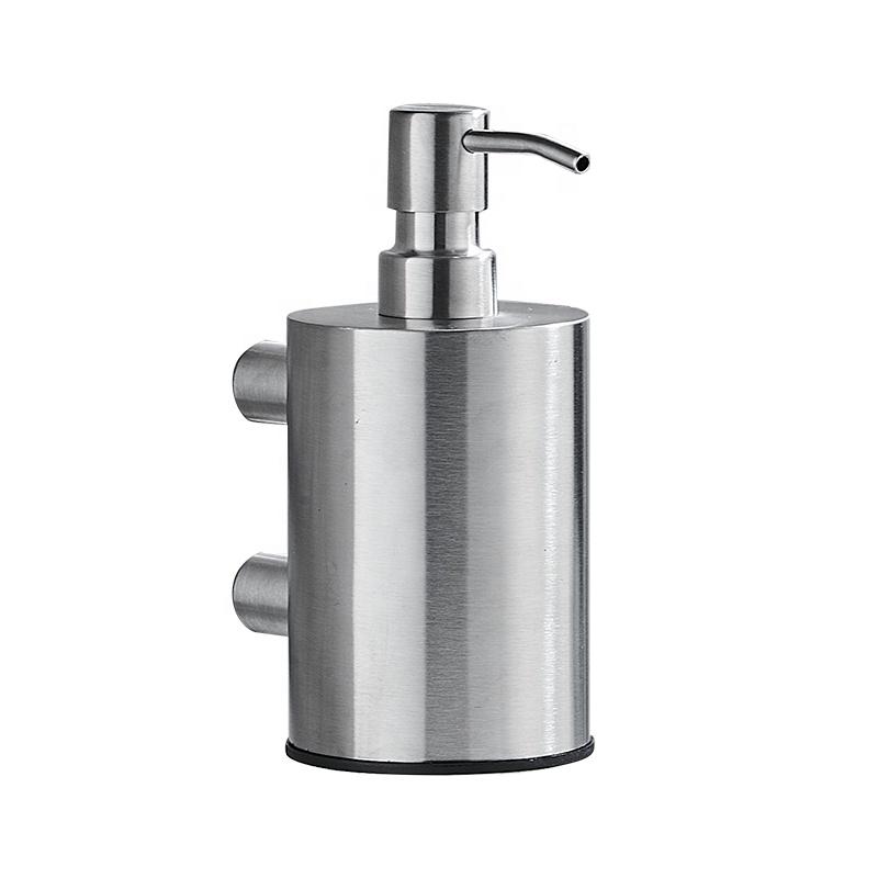 Bathroom Wall Mounted Stainless Steel 304 Brushed Gold Dispenser Hotel Application Hand Soap Liquid Soap Dispenser