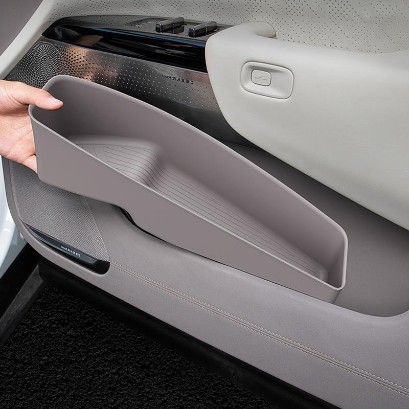 Storage Box For ZEEKR 7X Accessories Front Rear Door Handle Storage Organizer Car Door Accessories Side Storage Box