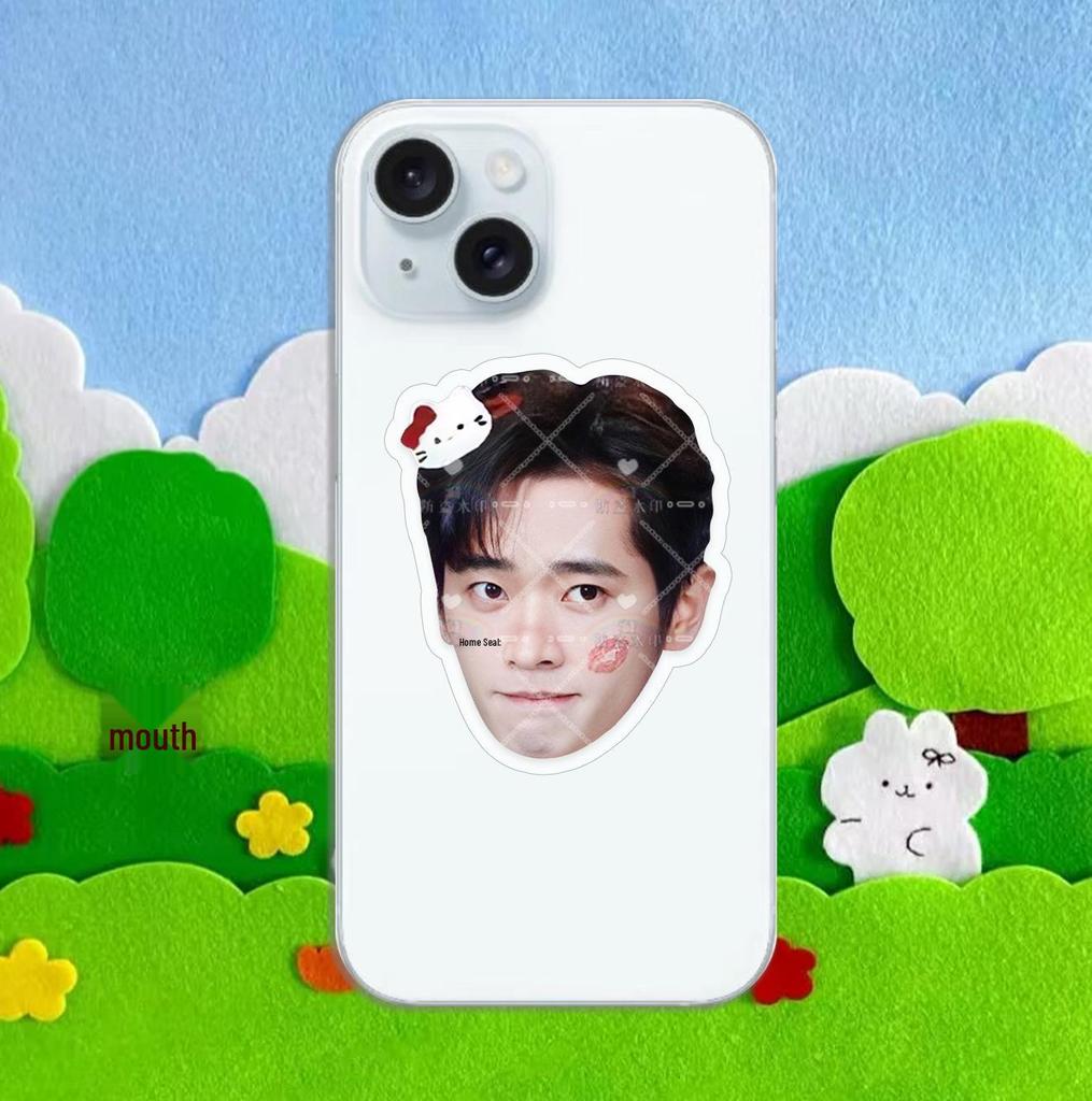 Cheng Lei Acrylic Phone Holder: Celebrity Avatar DIY Creative Logo