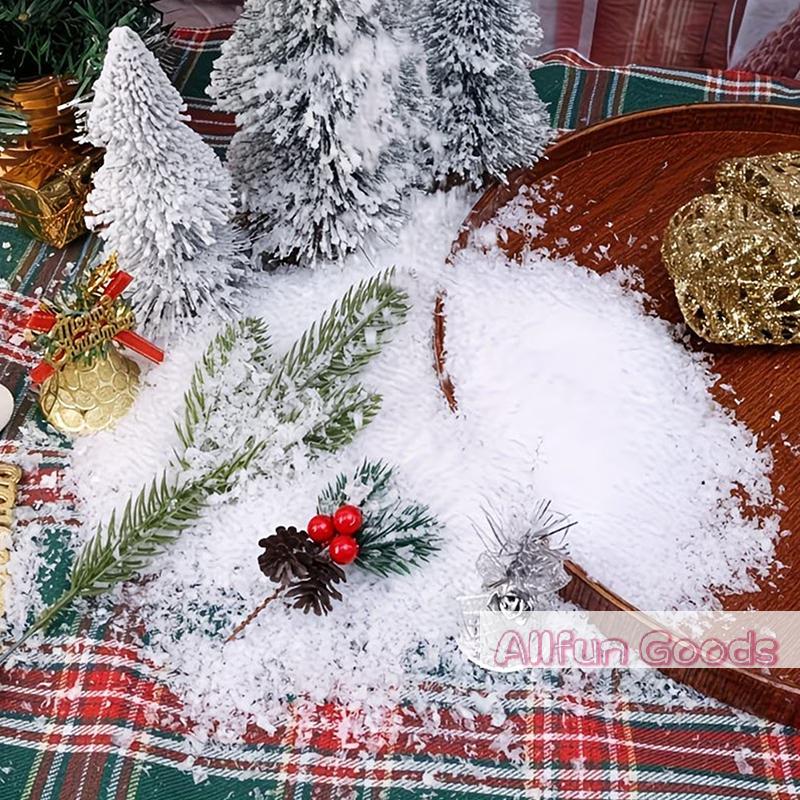 Artificial Fake Snow Powder, Snowfall Powder, Artificial Snow For Film And Television, Christmas Decor Winter Holiday Party DIY
