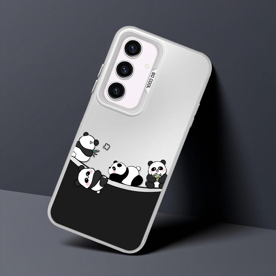 Case for Samsung Galaxy A54 A52 A72 A51 A56 A55 A35 A73 A71 A26 A36 A53 Soft Cover Cute Cartoon Panda