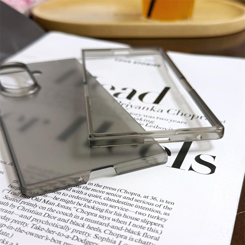 Ultra Thin Matte Slim PC Folding Phone Case for Samsung Galaxy Z Fold 7 6 5 4 3 5G Zfold7 Shockproof Transparent Hard Back Cover