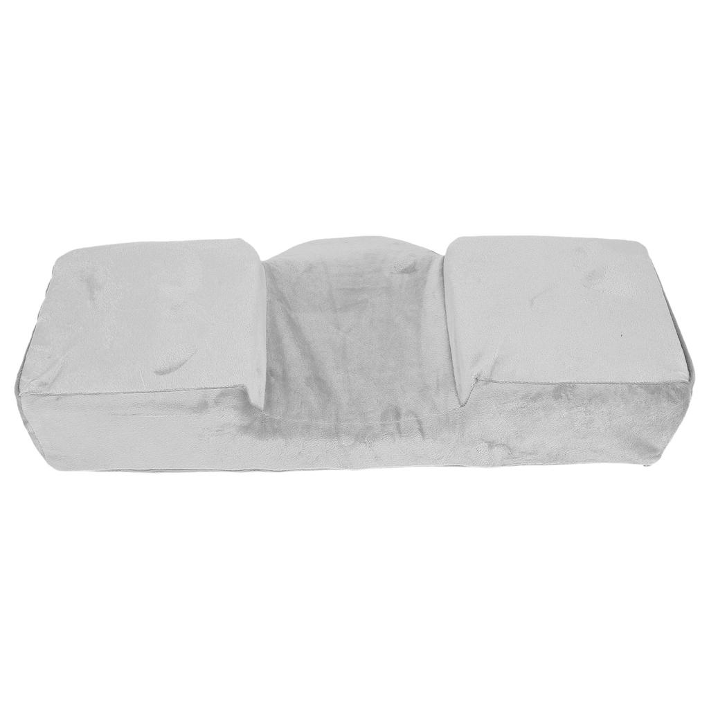 Eyelash Extension Neck Pillow Ergonomic Comfy Memory Foam Lash Extension Pillow with Side Pocket