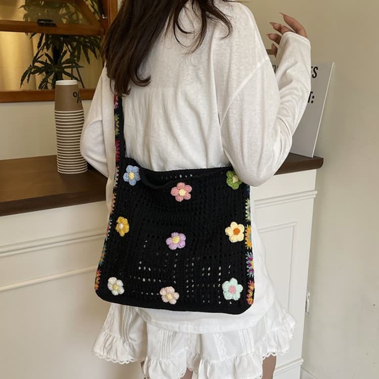 Böhmische gewebte Tasche Einzel Schulter Diagonal Rucksack