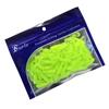 50 stk. Myke Fiske Sluk Twister Hale Agn 4cm 3D Øyne Lang Bølgete Hale Swimbaits Bass Fiske Sluk Agn Sjøørret Sluk