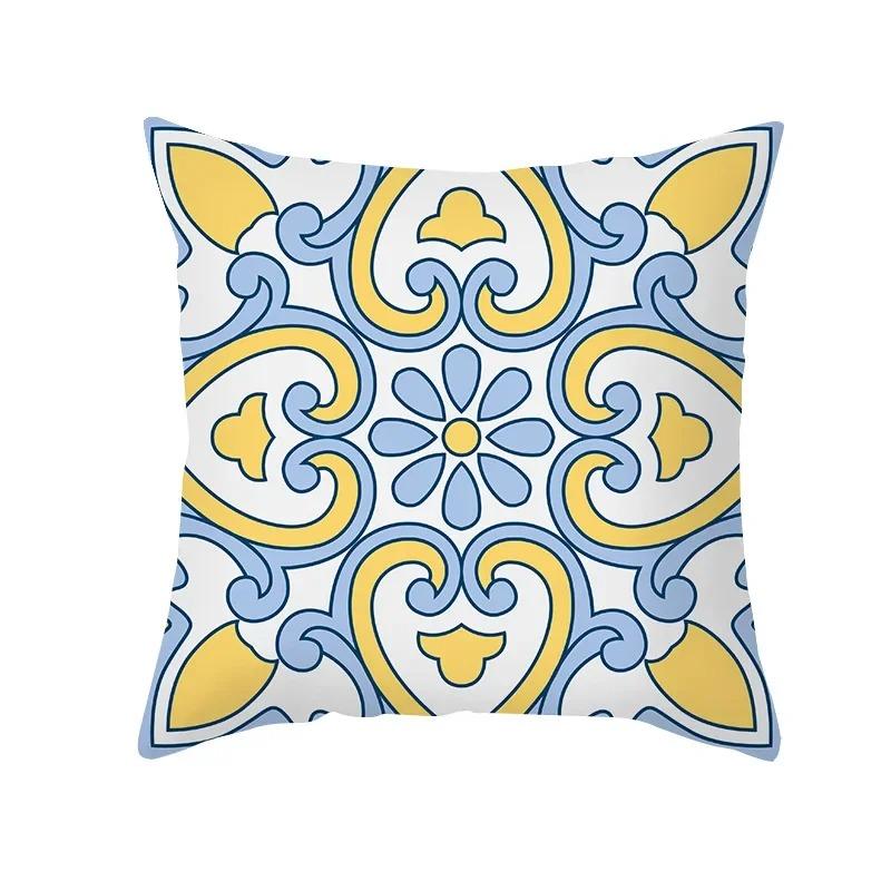 Home Decor Exquisite Patterned Decorative Throw Pillow Covers Pattern Cushion Cover Suitable For Sofa Bedroom Car Pillow Cover