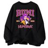 Huntrix Round Neck Kpop Demon Hunters Sweatshirts Rumi Zoey Mira Graphic Pullover Women's Sweatshirts Long Sleeve Streetwear