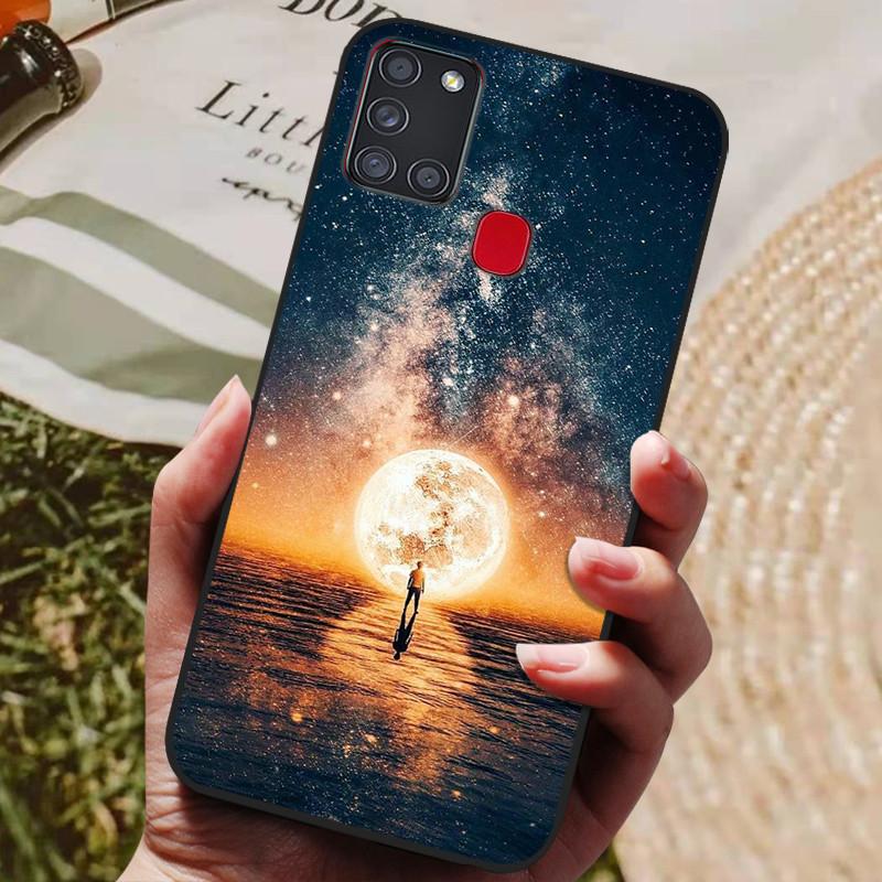 For Samsung A21S Case Phone Cover Silicone Soft TPU Back Cover for Samsung Galaxy A21S Case A 21S A21 S A217F Fundas Bumper