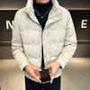 New Down Jacket Men's Winter Trendy Brand Stand-up Collar Thickened Warm White Duck Down Coat Short Casual Sports Jacket Men