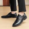 Summer New Men's Business Casual Leather Shoes British Pointed Formal Men's Shoes Breathable One