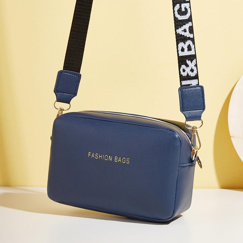 Borsa Quadrata Piccola alla Moda per Donna Borsa a Spalla Messenger in Ecopelle Borsa a Tracolla con Tracolla a Lettere Borsa a Mano Trendy