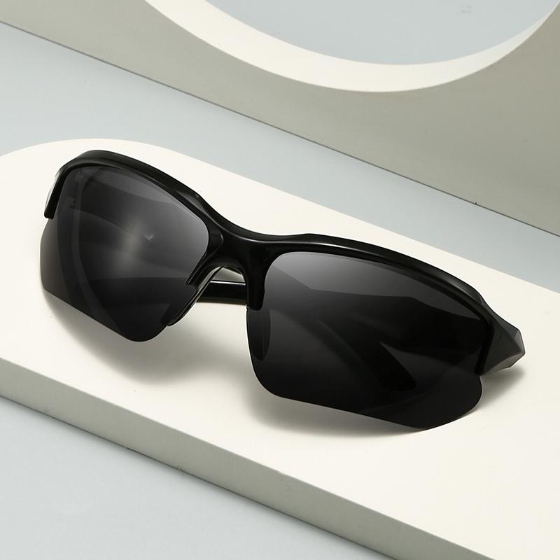 New Sports Half-frame Polarized Sunglasses For Men Cycling, Running, Fishing, Sunglasses, Lightweight Goggles 3247