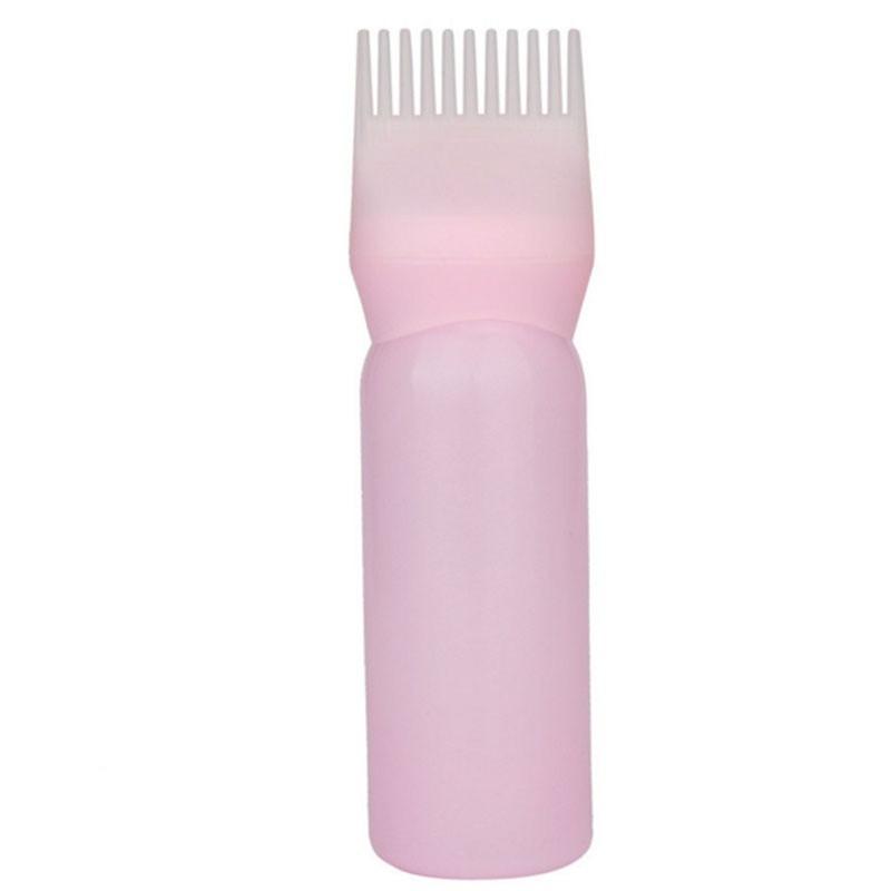 

Новый 120 мл краситель для укладки волос, жидкий наполнитель, градуированная бутылка, аппликатор с головкой щетки, для укладки волос, для парикмахерских, раздача воды