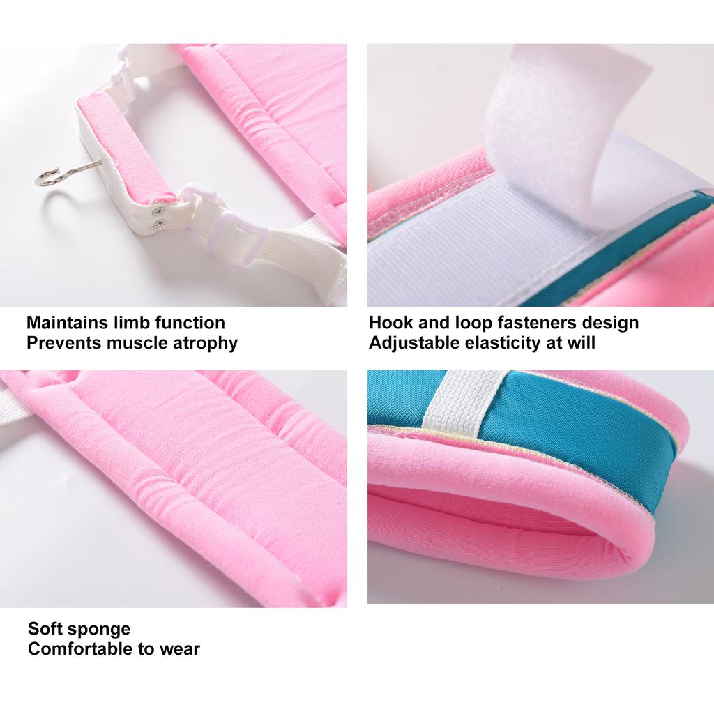 Lower Limb Traction Strap Facilitate Sponge Padding Leg Knee Fixation Belt for Muscle Damage