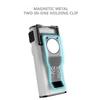 USB Type-C Rechargeable Keychain Flashlight 3-in-1 Focus Flood Red Light IPX4 Waterproof with Magnetic Clip for Outdoor EDC Emergency