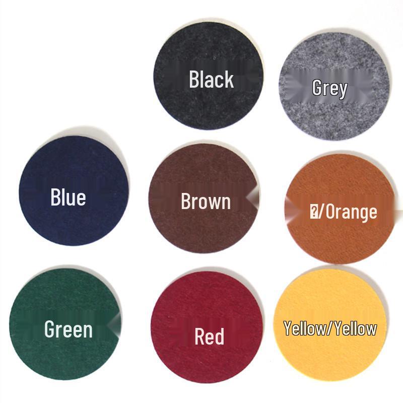 Creative Absorbent Felt Coasters - Round & Various Shapes for Tea/Kettle 10cm x 10cm красный