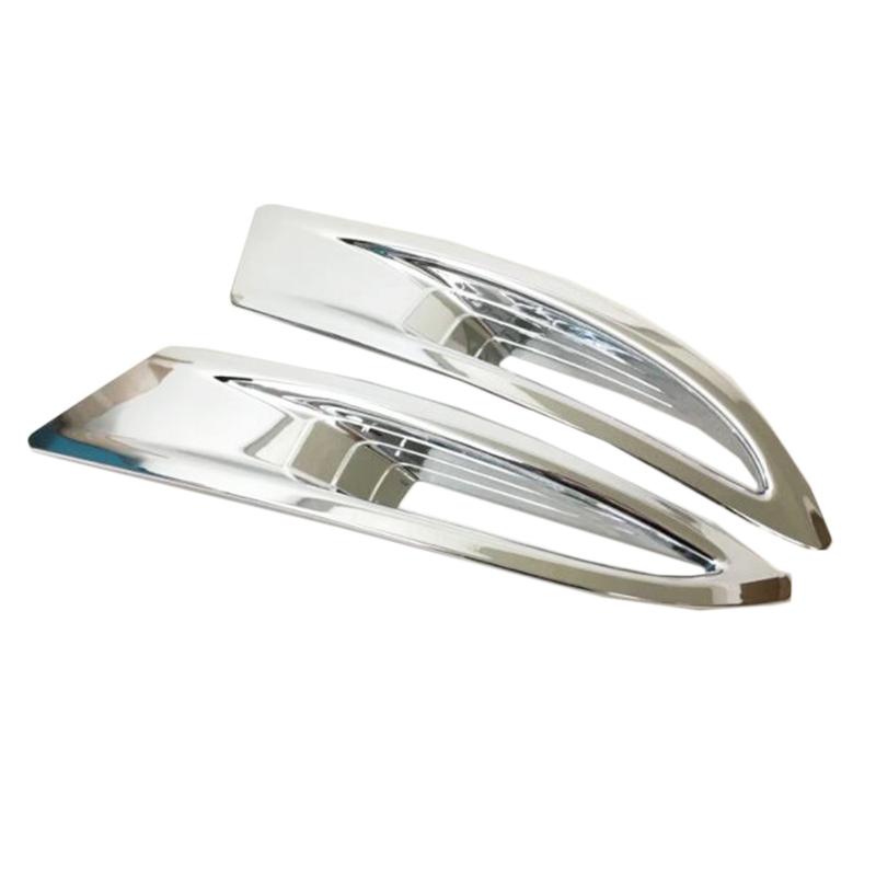 For Mazda 3 Axela 2017 2018 ABS Chrome Rear Fog Light Lamp Frame Cover Trim Decoration 2PCS