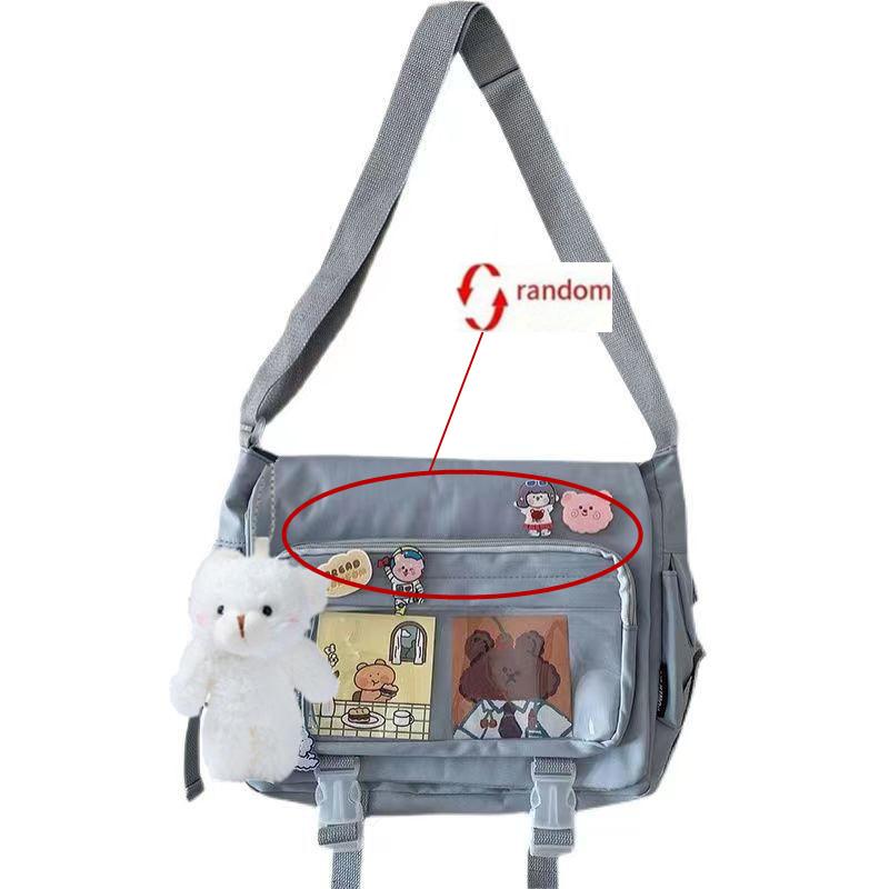 Waterproof Nylon Crossbody Bags for Women Shoulder Bags Youth Fashion Ladies Handbag Messenger Bag Teenagers Girls School Bags