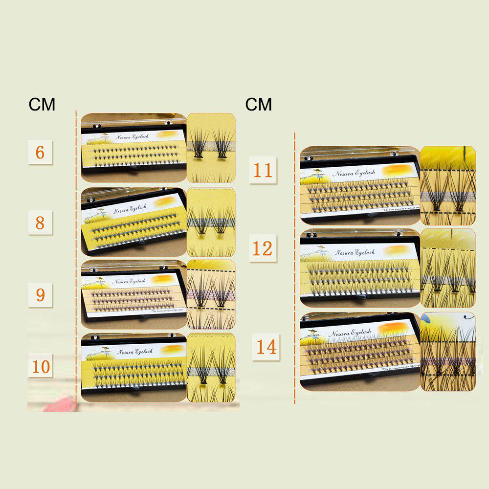 3D Individual Fake Lashes Soft Eyelash Extension Deluxe Lashes Flase Eyelashes Light False Eyelash