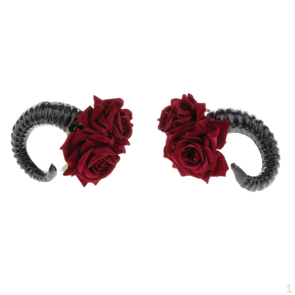 

Повязка на голову для косплея, маскарадный костюм в стиле фэнтези, овечьи уши чёрный