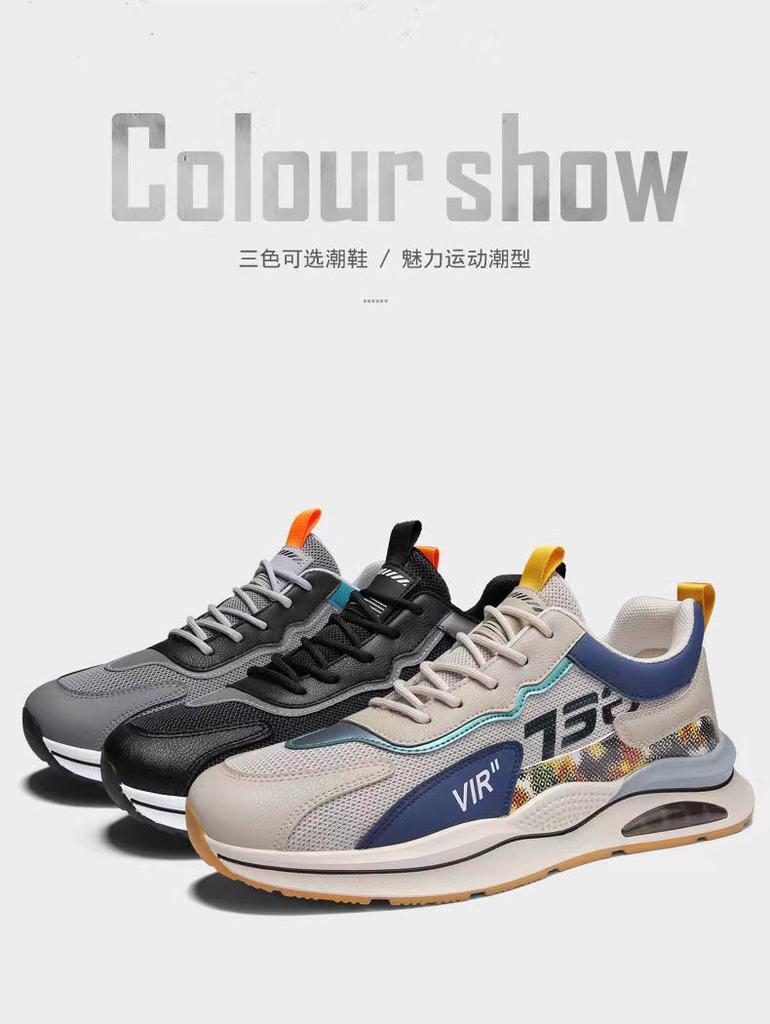 Men's Sneakers Brand Mesh Breathable Shoes Men Sneakers Hot Sell Comfortable Shock-absorbing Running Casual Shoe Tenis Masculino