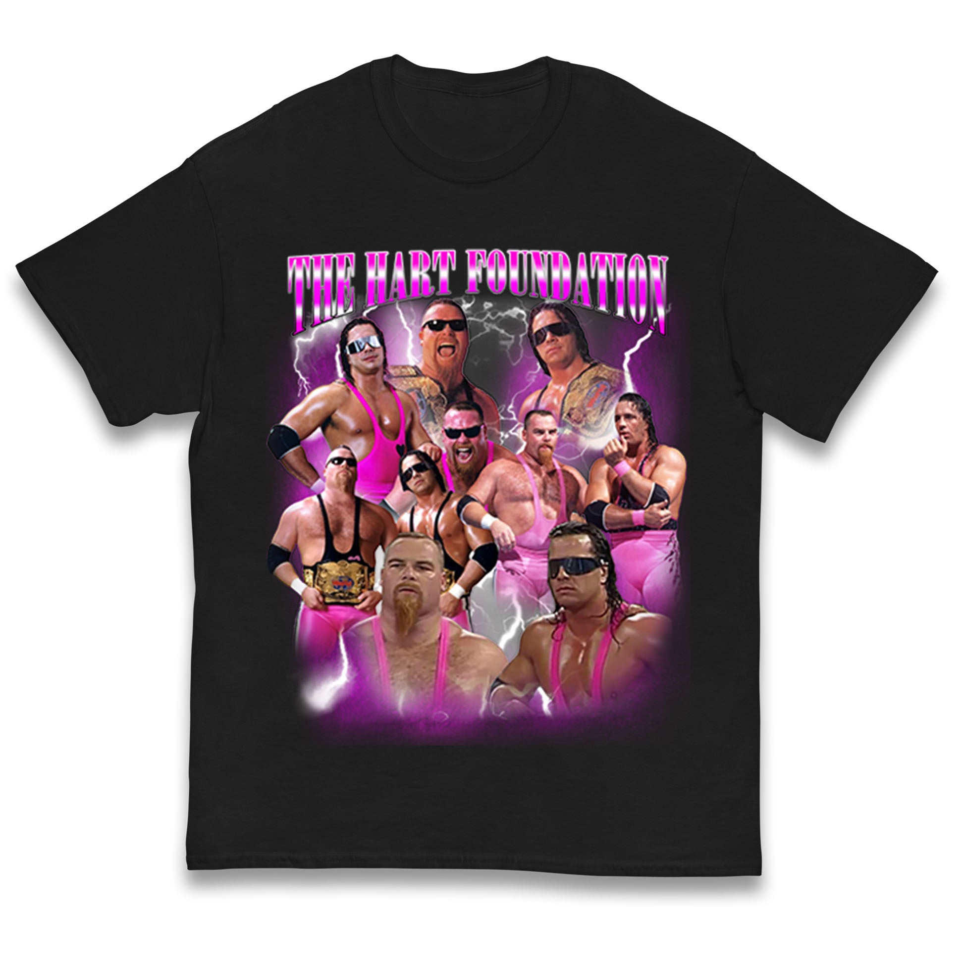 The Hart Foundation Bootleg Kids T Shirt 140