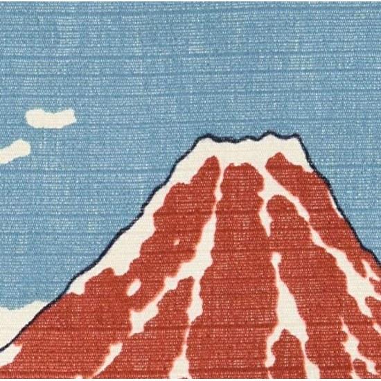 Maruzen Cotton Furoshiki Hokusai Red Fuji 5050cm No101