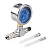 NICECNC Universal 600psi Nitrogen Gauge Needle Pressure Checker Tool Compatible with Yamaha YZX, Compatible with Polaris RZR's, Compatible with Ford