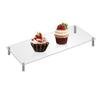 Stojan na cupcaky Akrylový průhledný stojan Displej Podstavce na dorty Odolné držáky Stojany Na šperky Svatba Narozeniny Displejový stůl