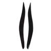 Pair Front Headlight Eyebrow Glossy Black Trim Soft Plastic Decoration Replacement for IS250 IS300 IS350 2006‑2012