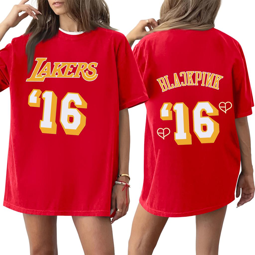 Women's Round Neck Printed Short-sleeved T-shirt Top