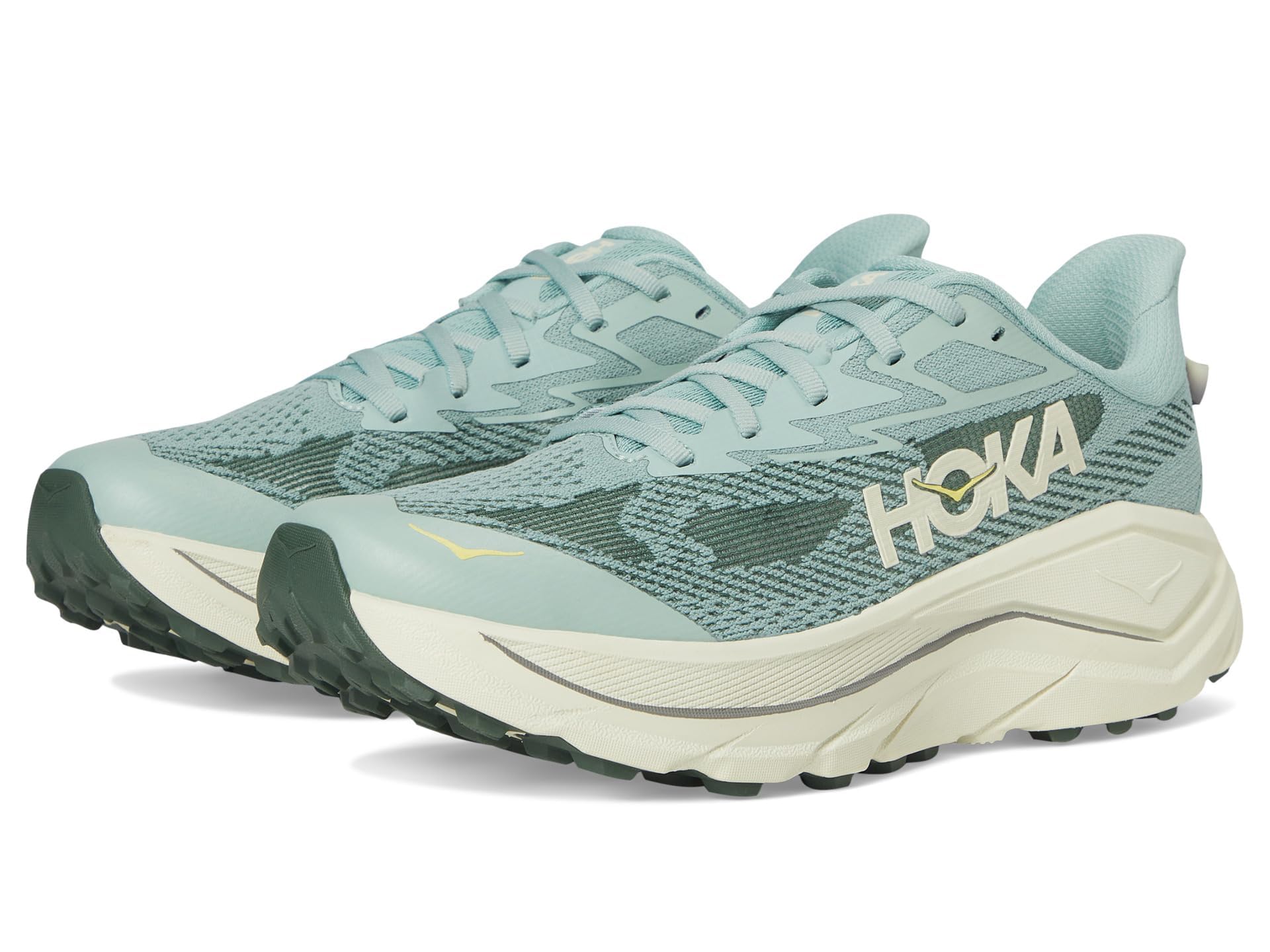 

HOKA ONE ONE CHALLENGER 8 Jade x Truffle Salt Size Men s / 27.0 (US9) зелёный