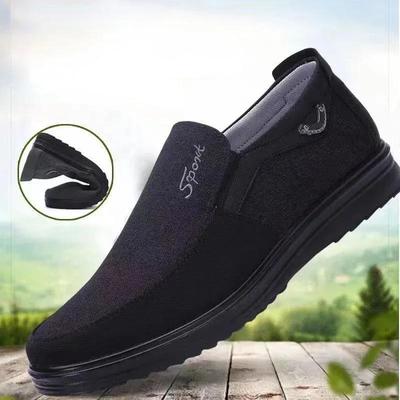 Herren Canvas Schuhe Outdoor Leichtgewicht Weiche Sohle Rutschfest Wanderschuhe Leicht und Bequem Lässig Herren