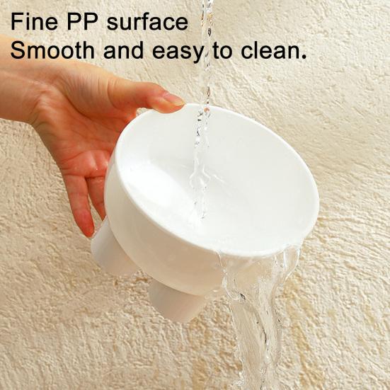 Elevated Pet Bowl Anti-Spill Dog Food Water Bowl Tilted Raised Feeding Bowl Protects Pets Spine for Cats Dogs